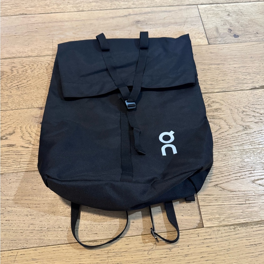 On‎ Running Athletic Ambassador Black Backpack Bag Pack (3797)